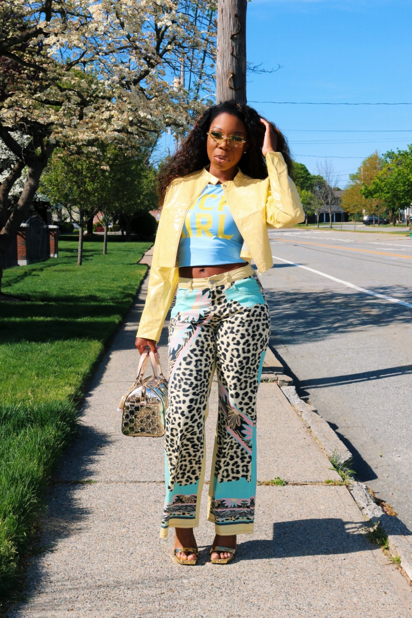 I had the best time at the YouTube influencer event I attended, and I went for a Y2K vibe with my spring outfit for the event 💛✨

Butter yellow is one of my favorite trends this spring, so I played off the pastels on my pants (size S, I’m typically a 4-6) with this butter yellow faux leather jacket (size L) and “rich girl” tank (size M, I sized up).

#LTKSeasonal #LTKFindsUnder100