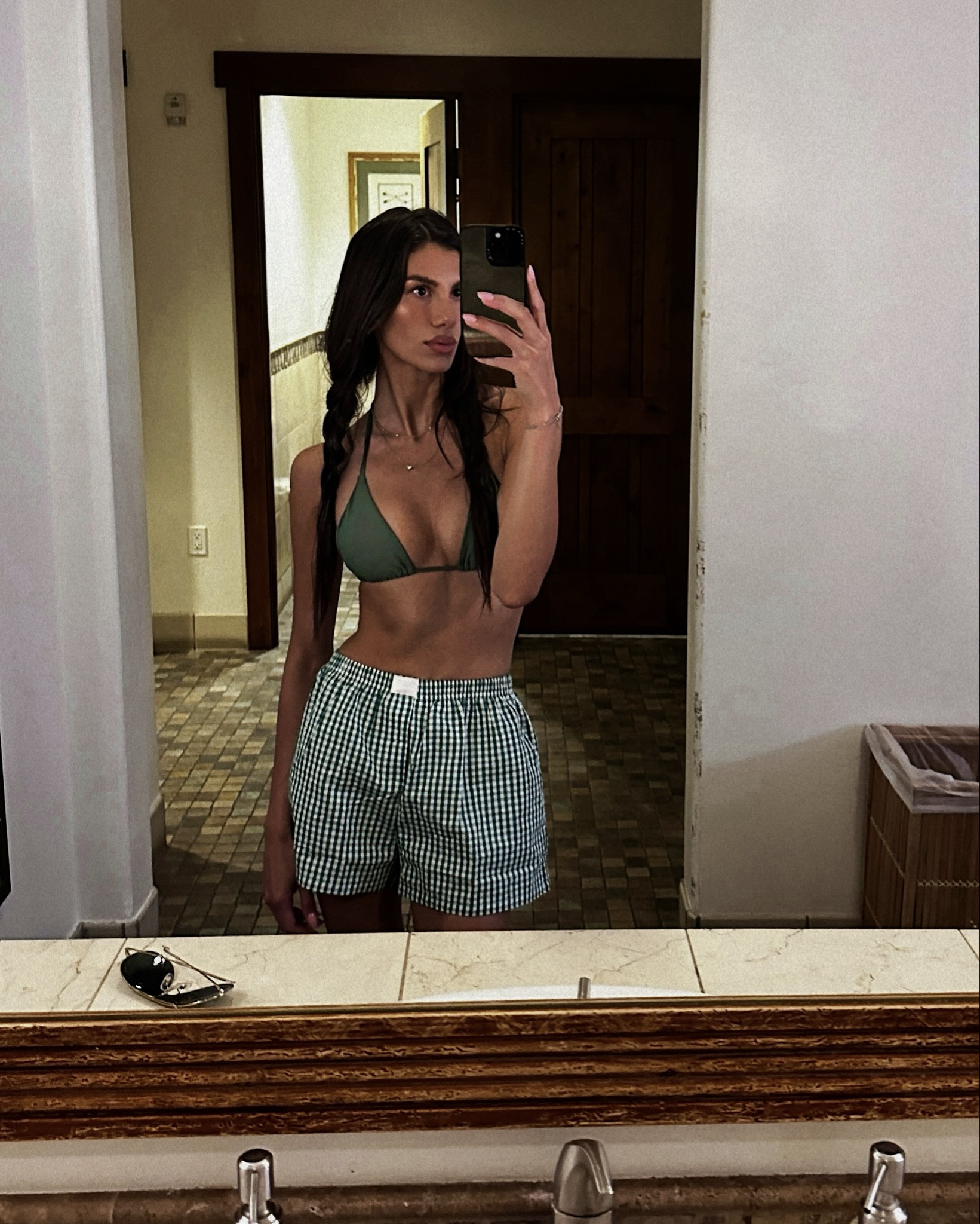 emerald green tahoe dream boxer short + bikini set🌲💚🌿⛰️ 

#LTKSwim #LTKTravel #LTKSeasonal