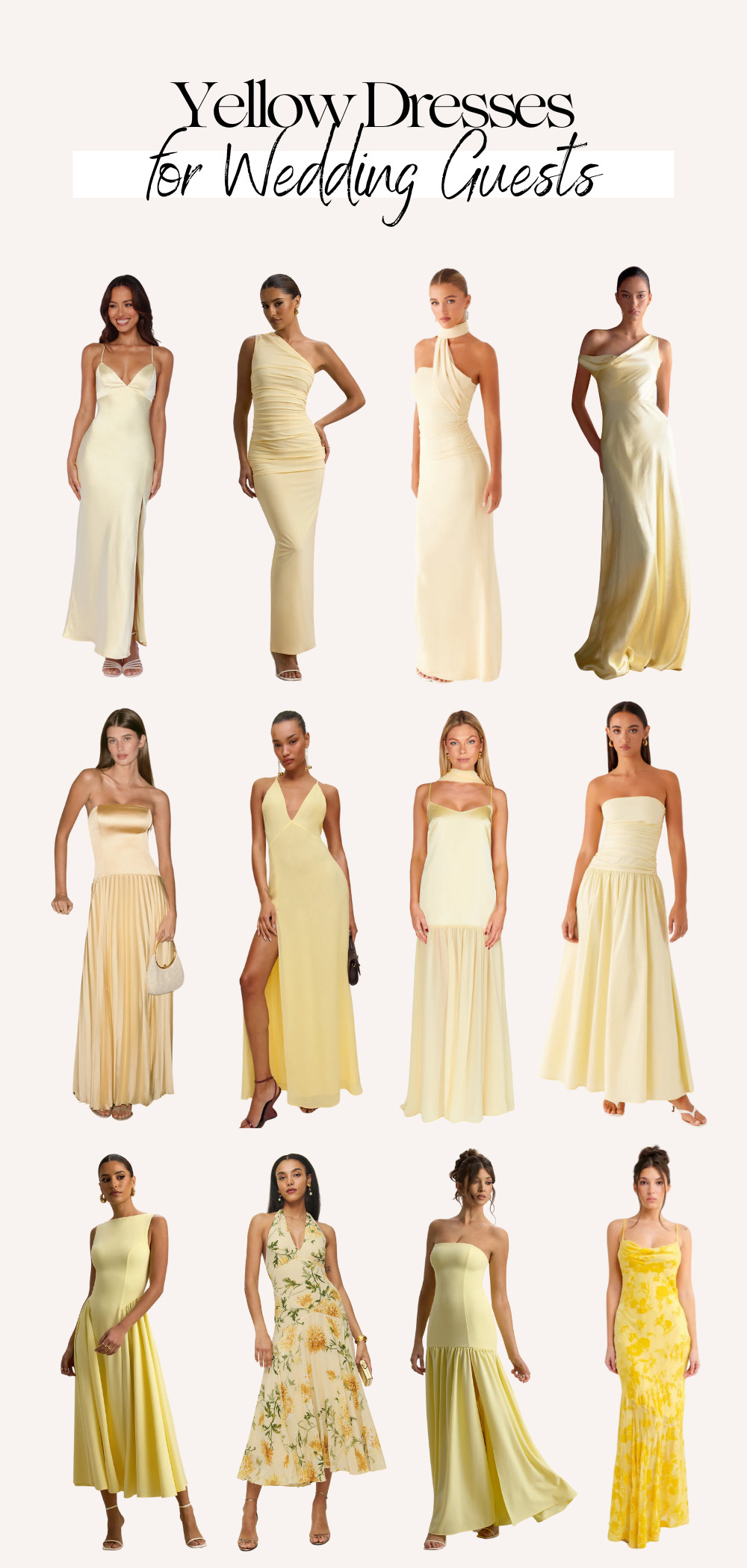 Looking for the perfect yellow wedding guest dress? Discover a stunning selection of vibrant yellow dresses ideal for weddings, from soft pastels to bold hues.  

 #LTKWedding