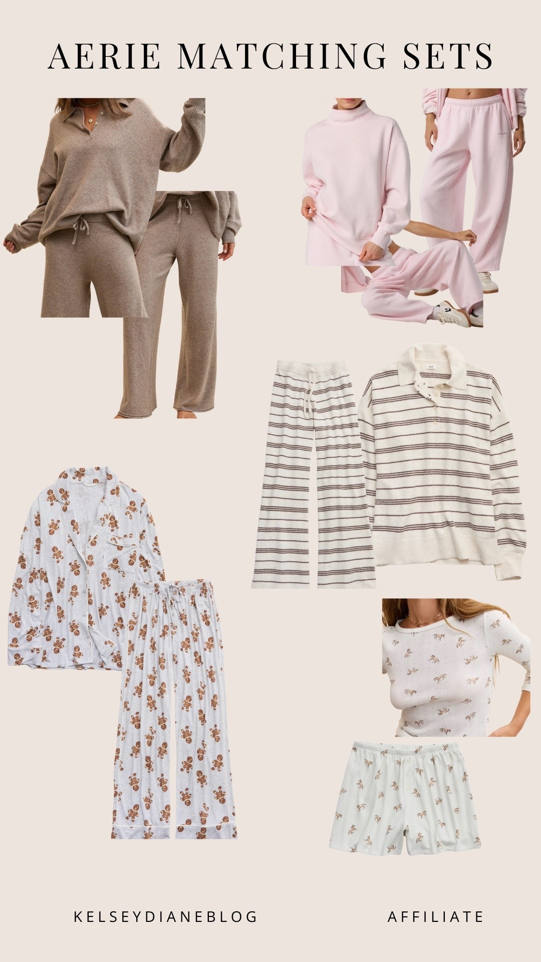 the cutest aerie matching sets for cozy days 🤎🎀 perfect for lounging, studying, or running errands!

#Aerie #AerieFinds #MatchingSets #Loungewear #LTKFinds #CozyStyle