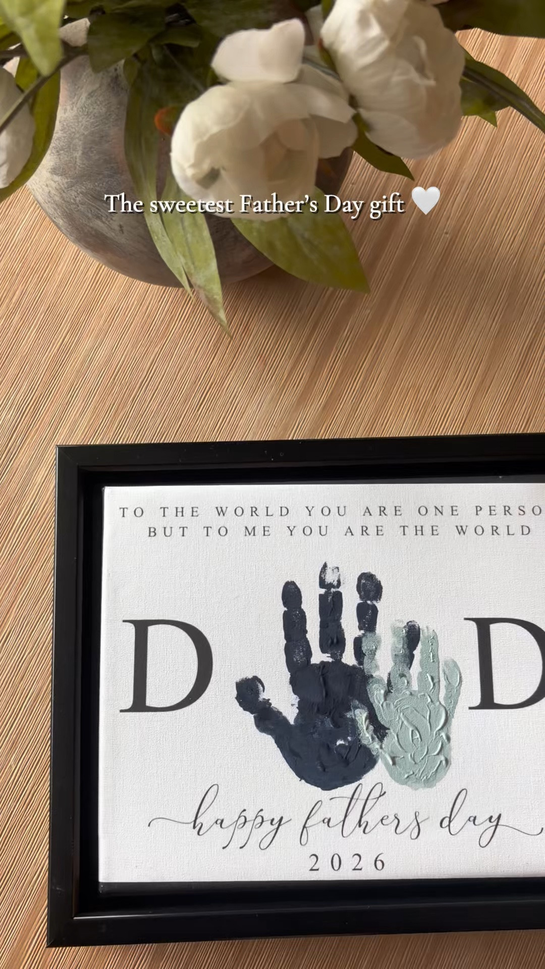 A simple Father’s Day keepsake made with little hands. 🤍 The frame, paint, and supplies are all linked here if you’d like to recreate it for the special dad in your life. 🥹

#LTKmomlife #LTKSeasonal #LTKKids