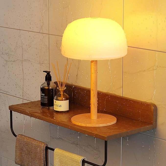 IP65 Shower Lamp Waterproof, 7500mAh Rechargeable Shower Lamp for Inside Shower, 18 Colors Cordle... | Amazon (US)