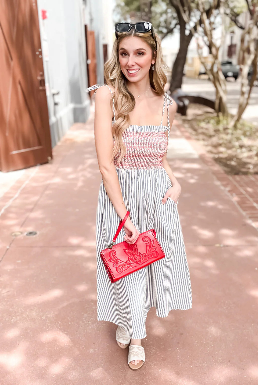 Summer Stripes Dress XSmall | Tucker Brown