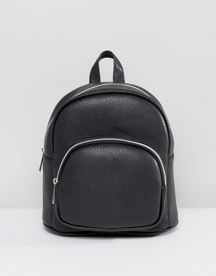 ASOS Mini Backpack With Front Pocket - Black | ASOS US