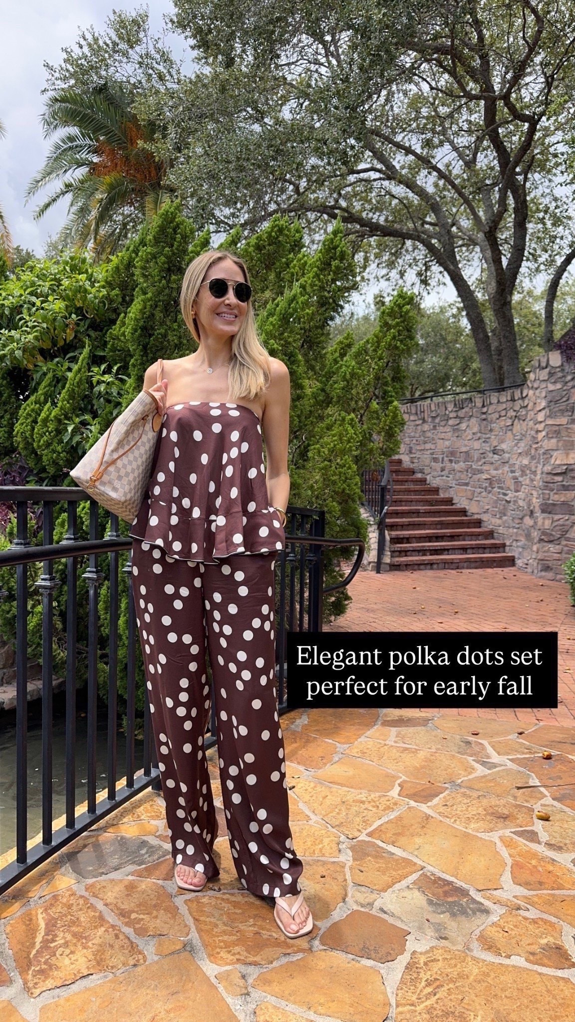 Casual chic outfit 
Elegant polka dots set . Fits true to size and I am wearing size small 



#LTKSeasonal #LTKootd #LTKU
