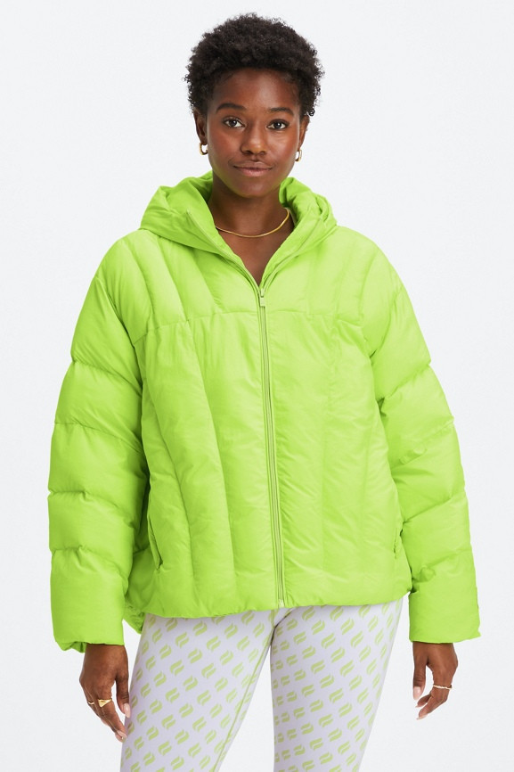 Quilted Hooded Puffer | Fabletics - North America