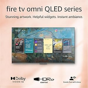 Amazon Fire TV 75" Omni QLED Series 4K UHD smart TV, Dolby Vision IQ, Fire TV Ambient Experience,... | Amazon (US)