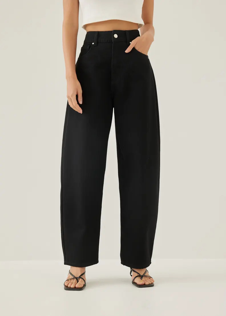 Mickee Denim Barrel Jeans | Love, Bonito USA