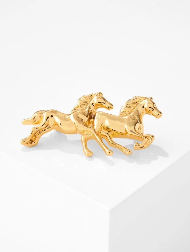Wild Horses Brooch | Talbots