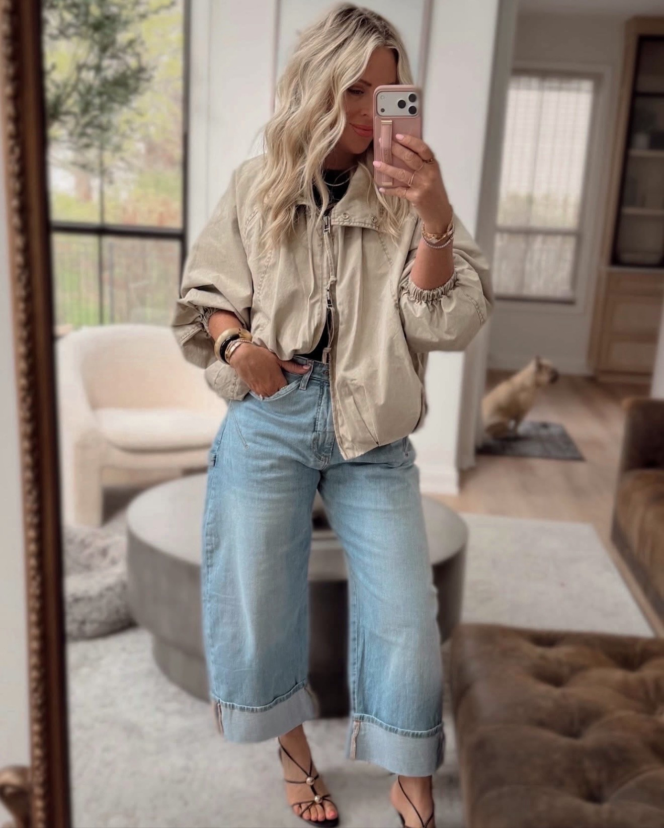 A fave jacket just launched several new colors! Love this thing! I’m in small- very roomy so consider sizing down! Jeans I also have in all 3 washes- TTS🩵

#LTKootd #LTKWorkwear #LTKSeasonal