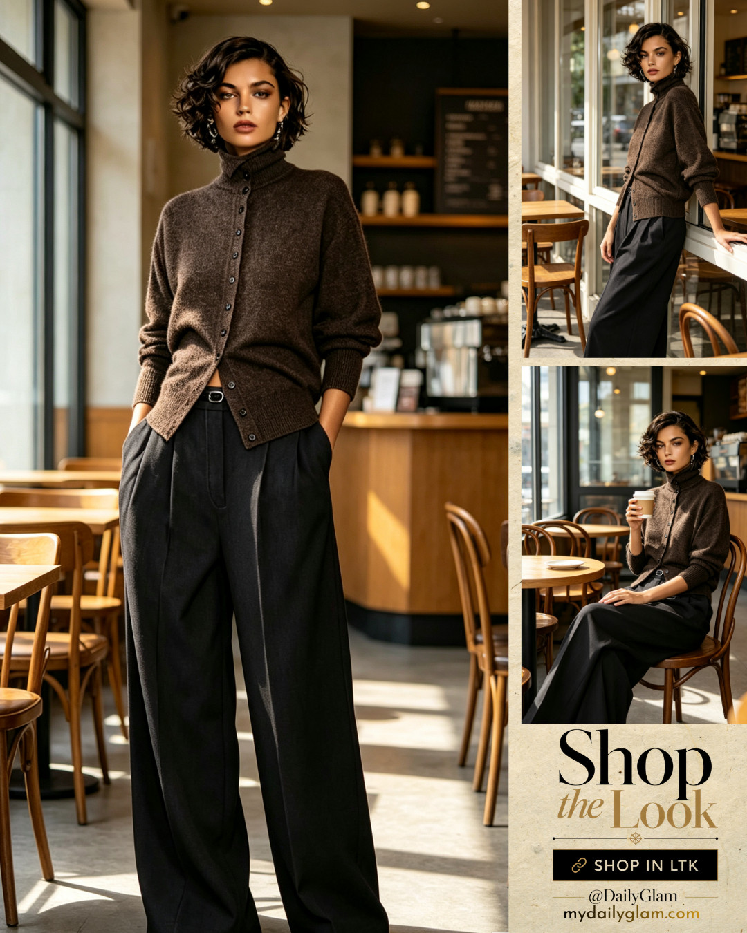 Elevate simple fall looks with a classic brown sweater

#ClassicFallStyle #BrownKnitSweater #FallFashion2026 

 #LTKootd #LTKOver40 #LTKWorkwear