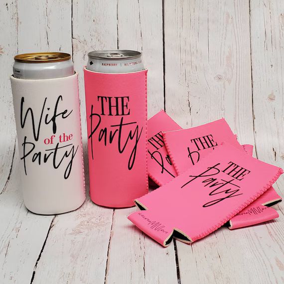 CLEARANCE! the party ST0CK , wife of the party bachelorette party can coolers / 0VERSTOCK / not s... | Etsy (US)