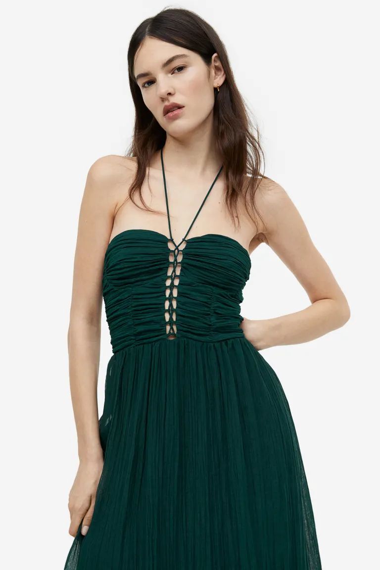 Lacing-detail Maxi Dress | H&M (US + CA)