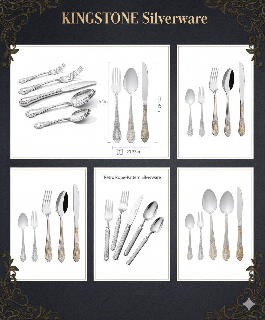 Multiple styles, endless elegance 💫
These silverware picks are my favorites for upgrading any table setting.
Find them on LTK.

#LTKSeasonal #LTKvlog #LTKHome