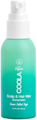 COOLA Organic Scalp Spray & Hair Sunscreen Mist with SPF 30, Dermatologist Tested Hair Care for D... | Amazon (US)