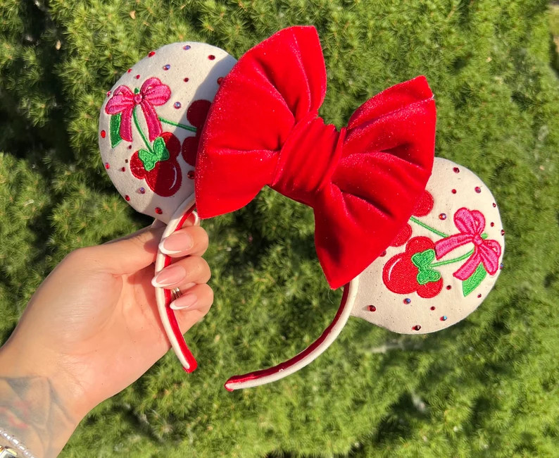 Cherry mouse ears! | Etsy (US)