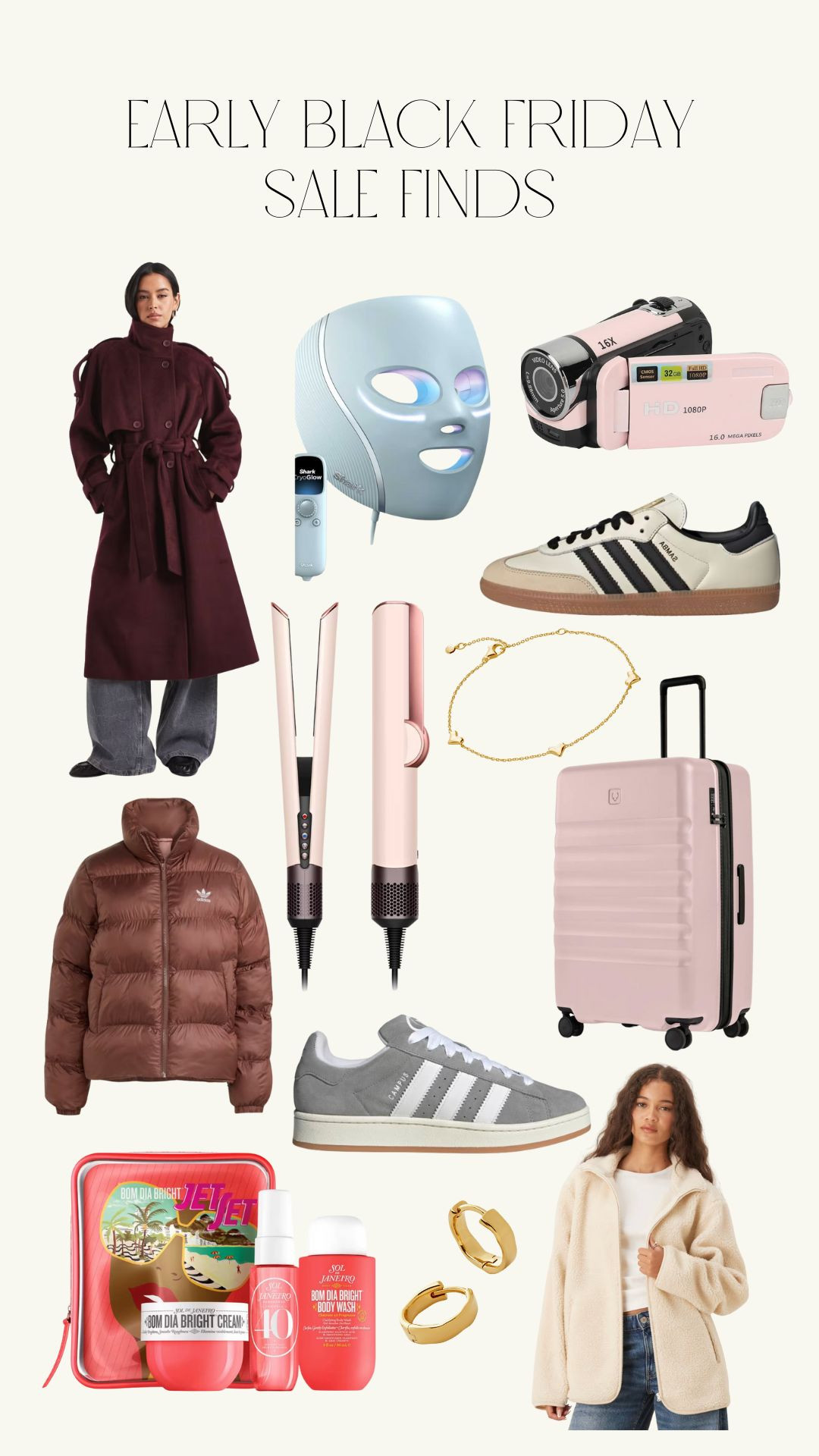 Early Black Friday sale finds! 
Gift ideas, Christmas gifts for her, trending gifts, BF sale, Adidas, LED mask, hair tools, beauty  

 #LTKCyberWeek #LTKuk #LTKgiftguide