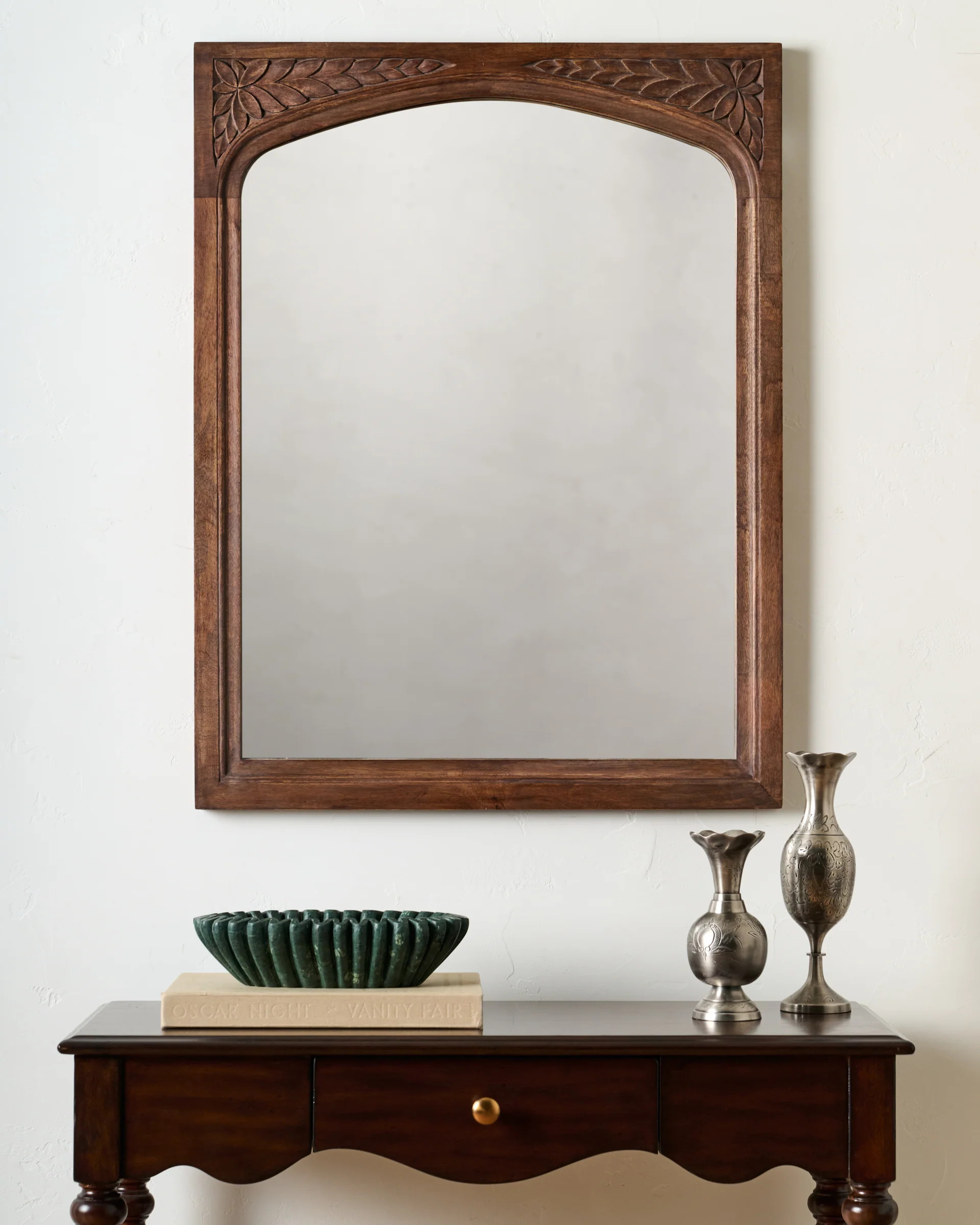 Foster Carved Wood Mirror | Magnolia
