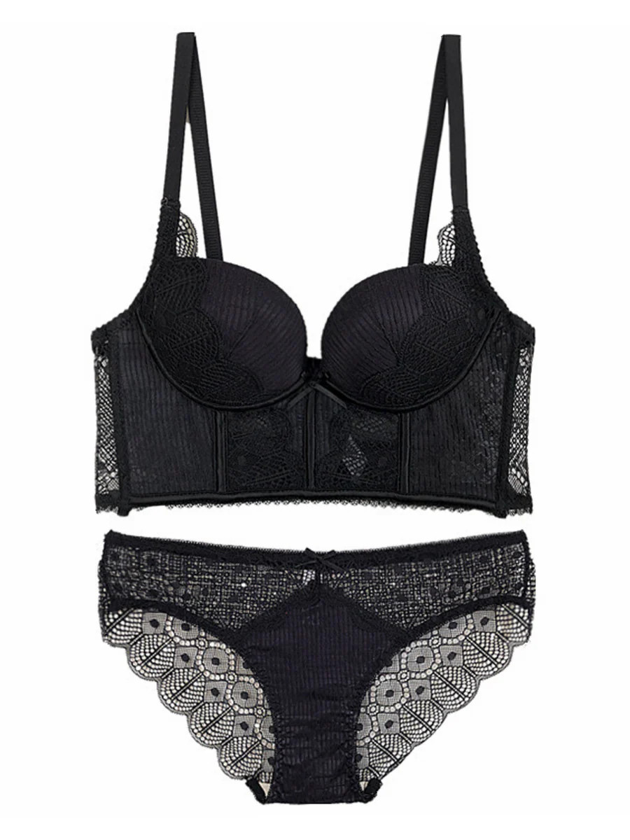 Berlin Lace-trimmed Corset (2 colors) | Kyria Lingerie