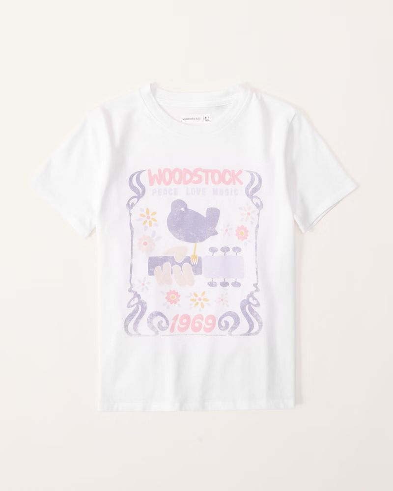 oversized woodstock graphic tee | Abercrombie & Fitch (US)