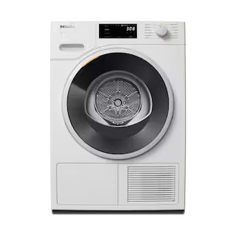 Miele T1 Series 4.02-cu ft Stackable Ventless Smart Electric Dryer (Lotus White) ENERGY STAR | Lowe's