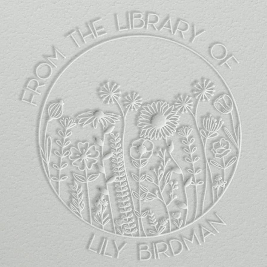 STAMPI Custom Personalized Book Embosser - Custom Name Stamp Seal with Your Name from The Library... | Amazon (US)