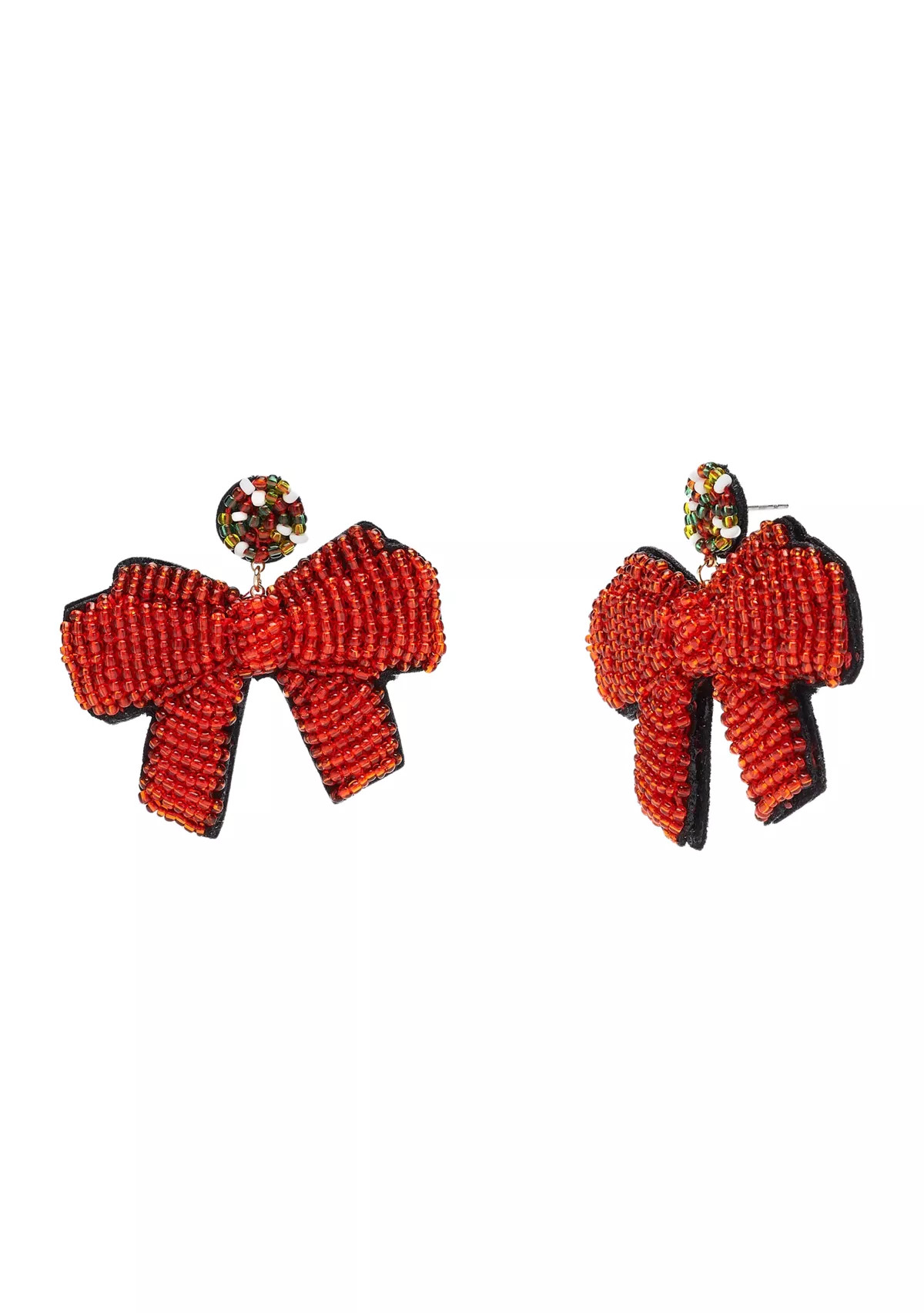 BelkGold Tone Bell and Bow Earrings | Belk