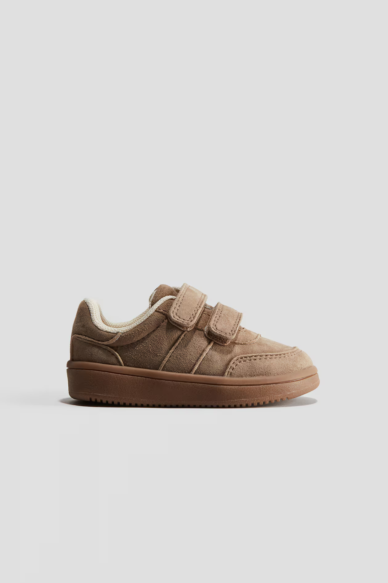 Leather Sneakers - Dark beige - Kids | H&M US | H&M (US + CA)