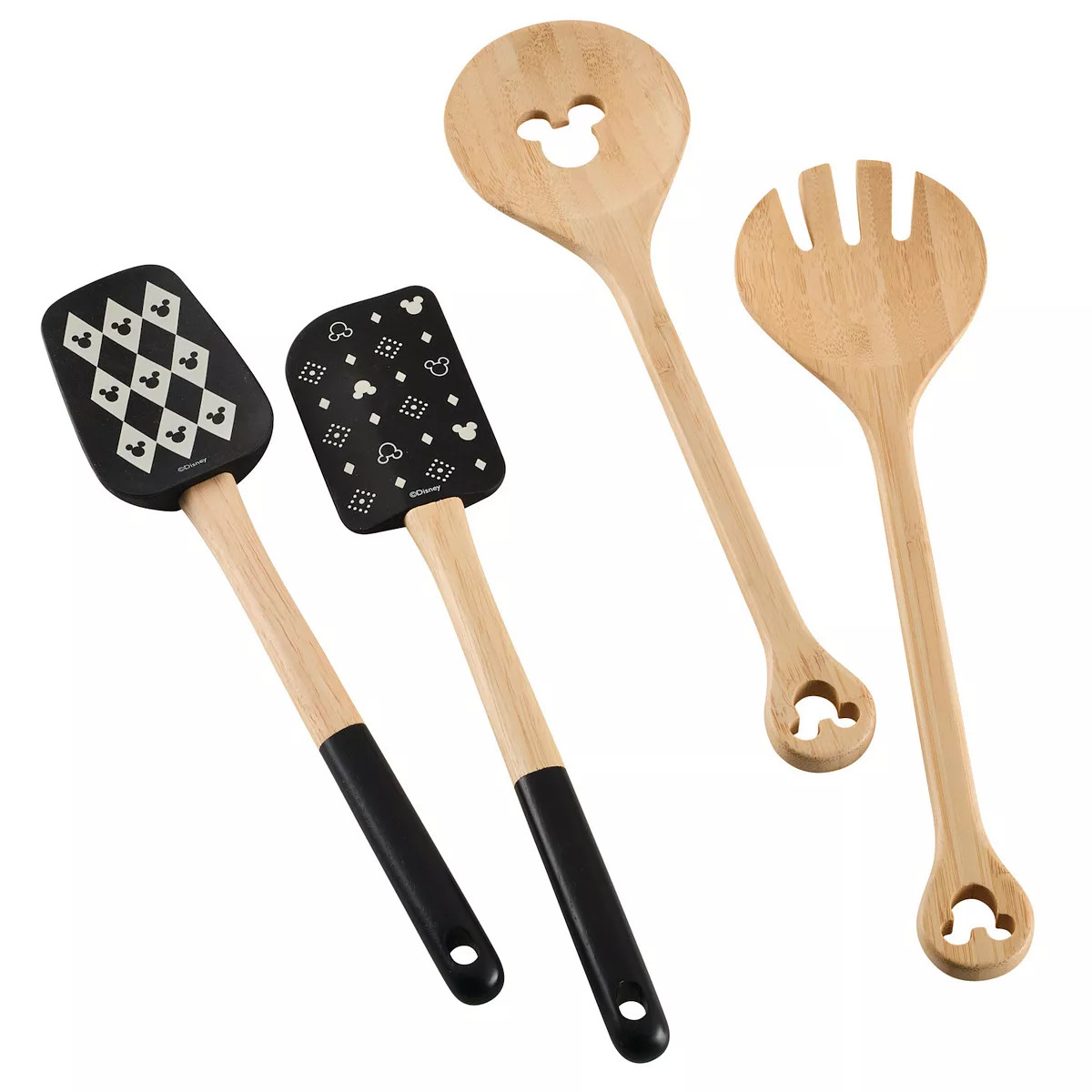 Disney Home Disney's Mickey Mouse Monochrome Kitchen Tools 4-Piece Set | Kohl's