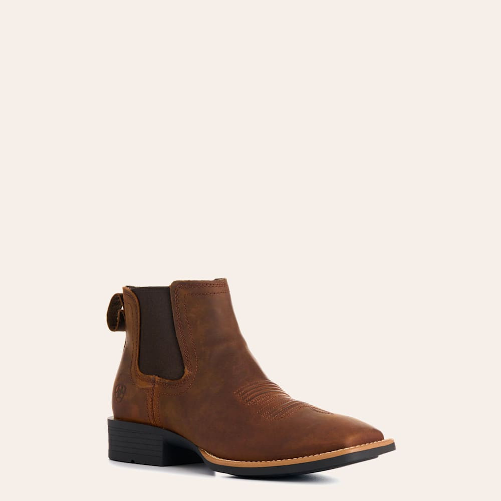 Ariat Men’s Booker Ultra Distressed Tan Square Toe Cowboy Boots | Cavender's