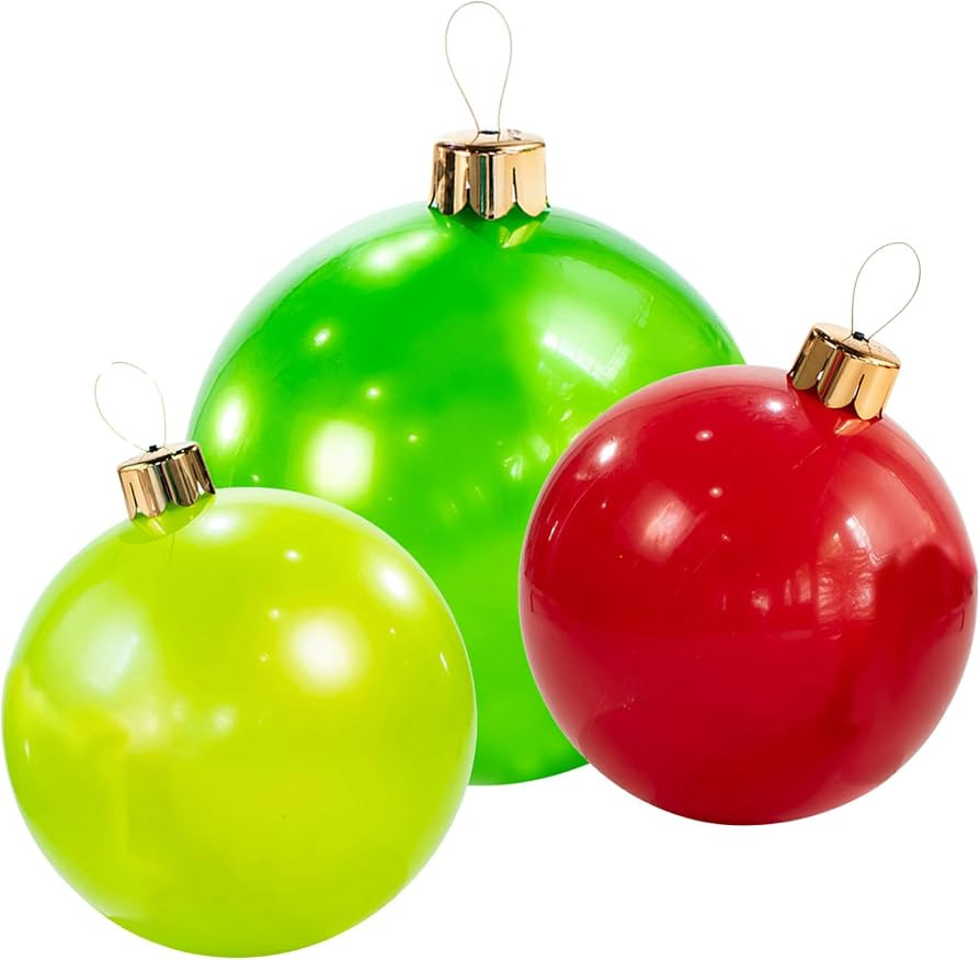 Holiball Inflatable Holiday Ornament \u2013 Indoor and Outdoor Use \u2013 Reusable and Storage Fr... | Amazon (US)