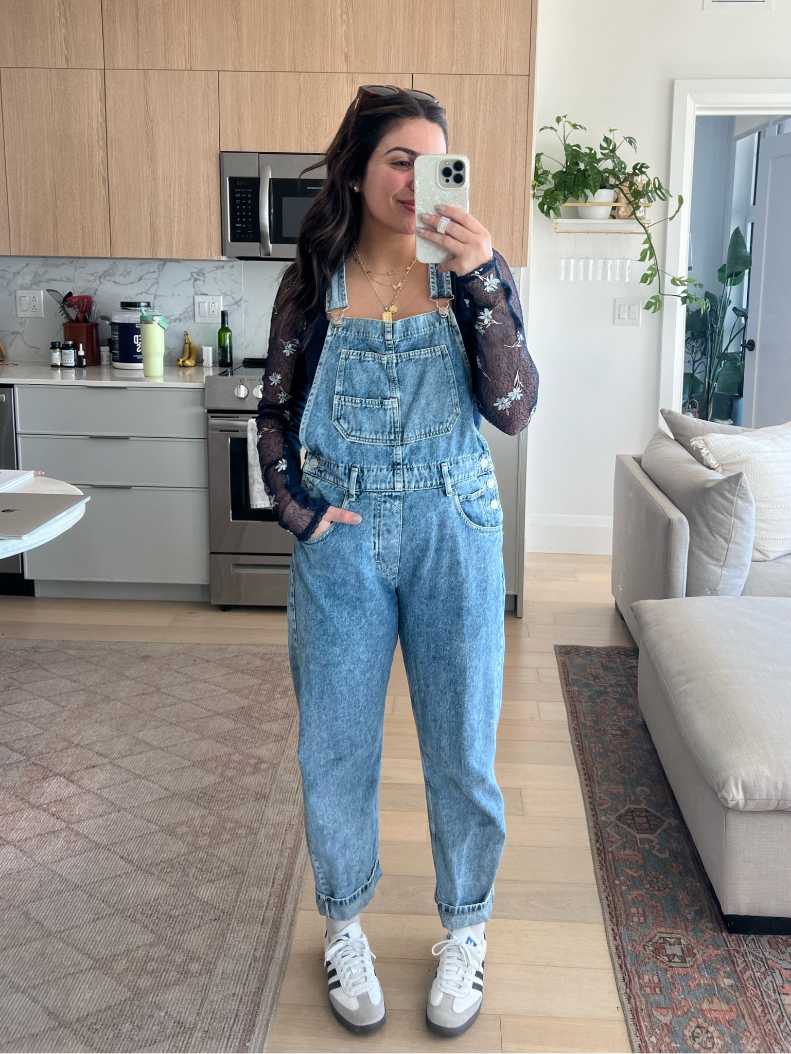 My absolute favorite pair of overalls are these Free People Ziggy overalls!! I’ve recommended these for years and I will never stop lol. They are a bit of a splurge, but they’re such a staple and some thing that you will wear all the time. Love layering a cute girly top underneath (like lace, etc) + wearing them w sneakers!

Sizing:
Overalls - size down once (S)
Lace top - true to size (M)
Sneakers - wearing a mens 6 (womens 7.5)

#LTKstyletip #LTKfindsunder100 #LTKSeasonal