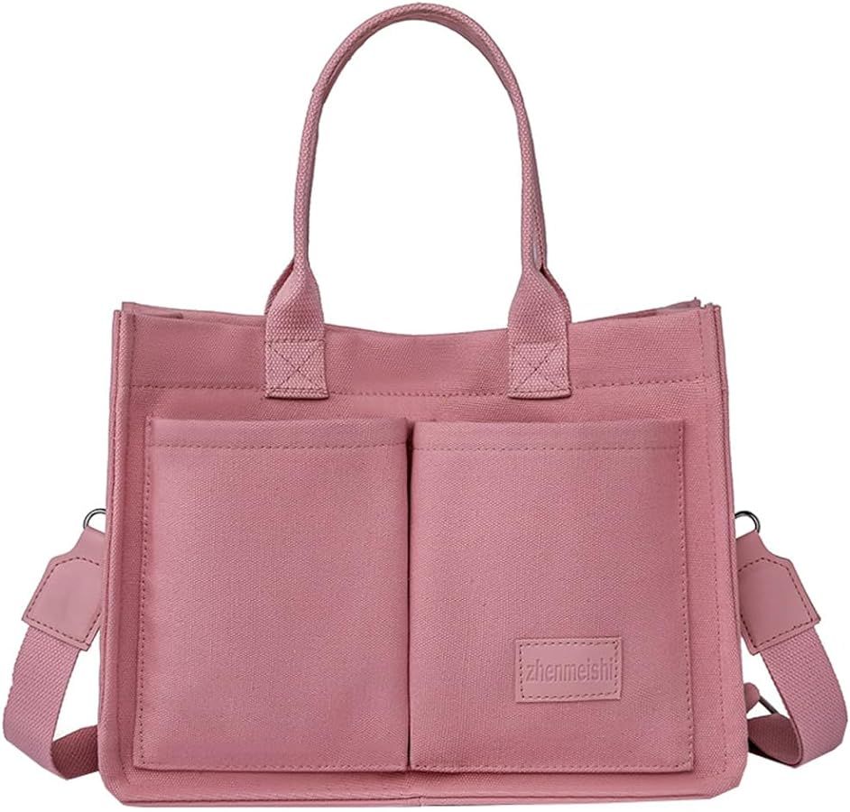 Corduroy Tote Bag for Women Fashion Multi-pocket Handbags Casual Crossbody Hobo Bag Cute Satchel ... | Amazon (US)