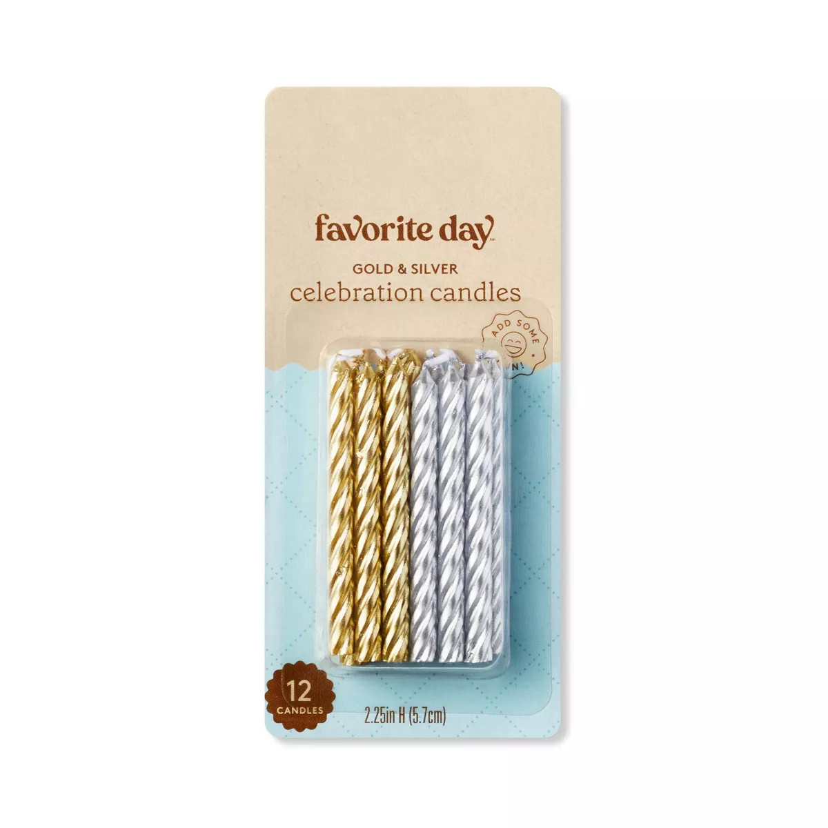 Gold and Silver Twist Candles - 12ct - Favorite Day™ | Target