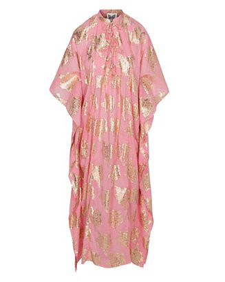 Women's Palm Springs Caftan Maxi Dress - Black | Macy's