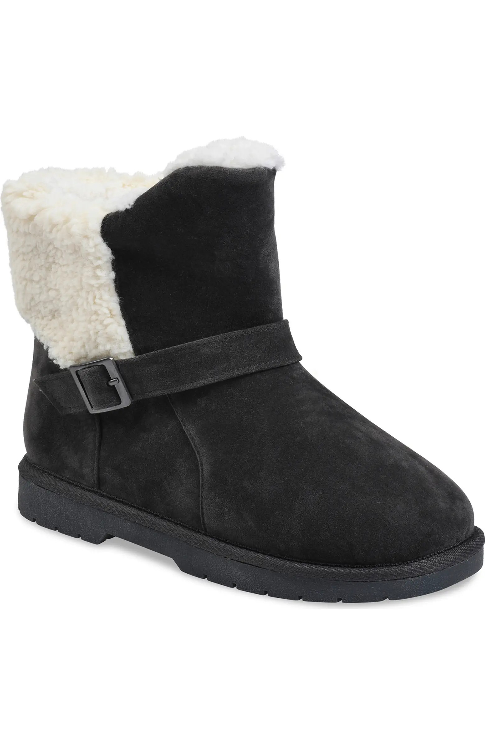 GAAHUU Berber Buckled Faux Shearling Lined Water-Resistant Boot (Women) | Nordstromrack | Nordstrom Rack