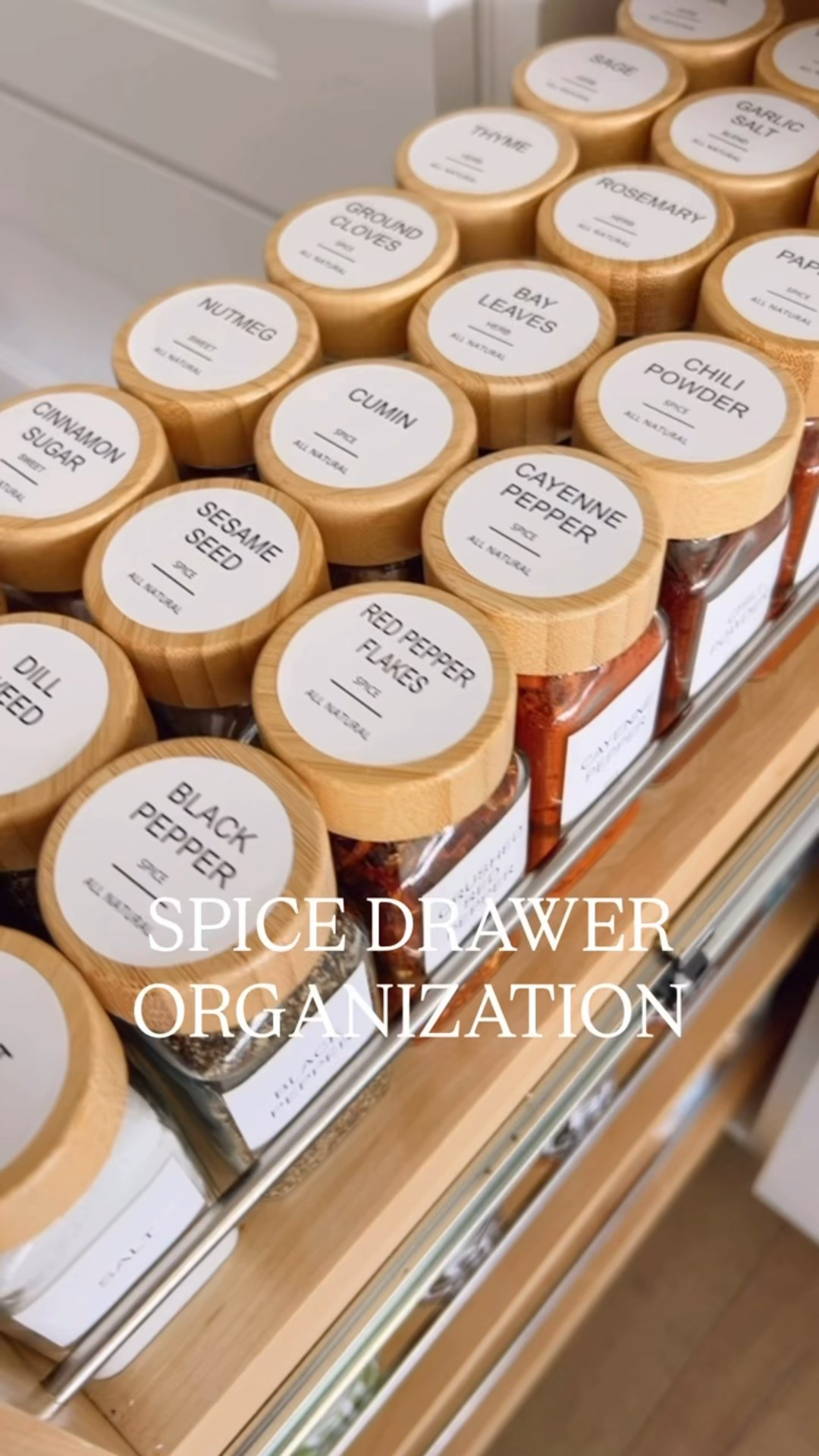 Spice drawer organization. 

#LTKHome #LTKfoodie #LTKFindsUnder50