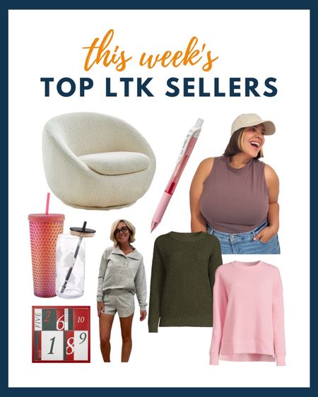 Want to know what our top sellers were for the week? Shop them below!

#LTKstyletip #LTKfindsunder50 #LTKhome