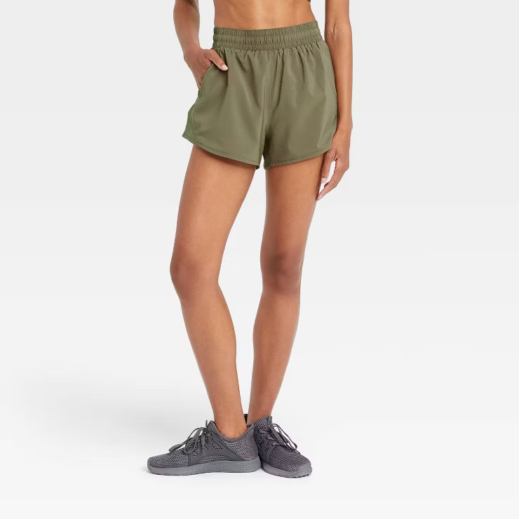 Women's Mid-Rise Run Shorts 3" - All in Motion™ | Target