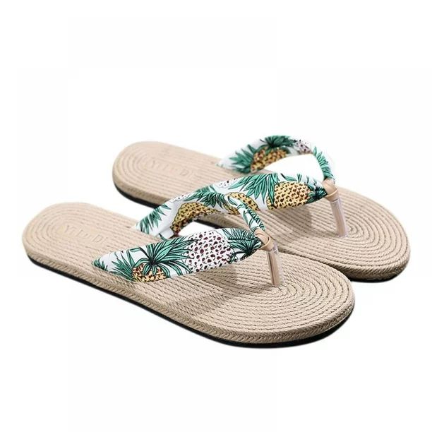 Topumt Womens Flip Flops for Women Waterproof Outdoor Summer Beach Slippers with arch support Wom... | Walmart (US)