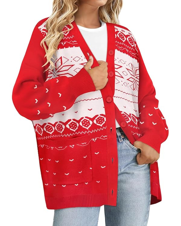 RITERA Womens Plus Size Cardigans Sweatershirts Coat Open Front Button Up Long Sleeeve Oversize W... | Amazon (US)