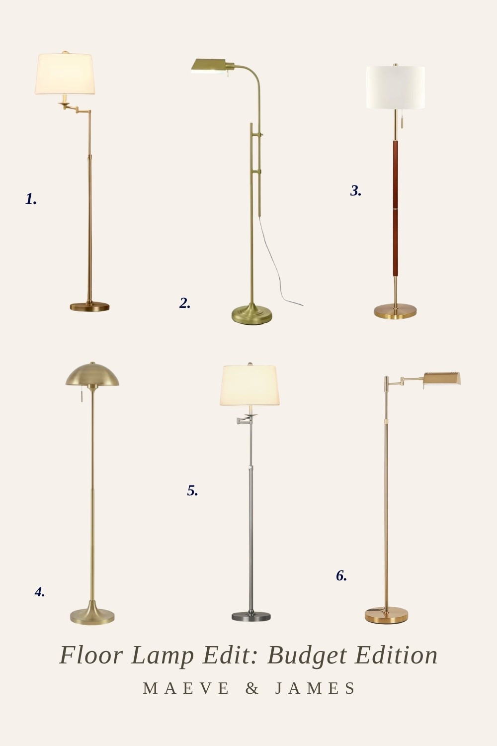 The right floor lamp does more than brighten a room- it adds height, warmth, and that layered, designer feel every collected home needs.

These six budget-friendly picks all have classic silhouettes and timeless finishes that look far more expensive than their price tags. Whether you love traditional interiors, Ralph Lauren-inspired spaces, or simply want your home to feel more warm and curated, these are beautiful options to consider.

Save this post for the next time you’re looking for a floor lamp that brings both function and character to your space. 🤍

#LTKHome #LTKSaleAlert