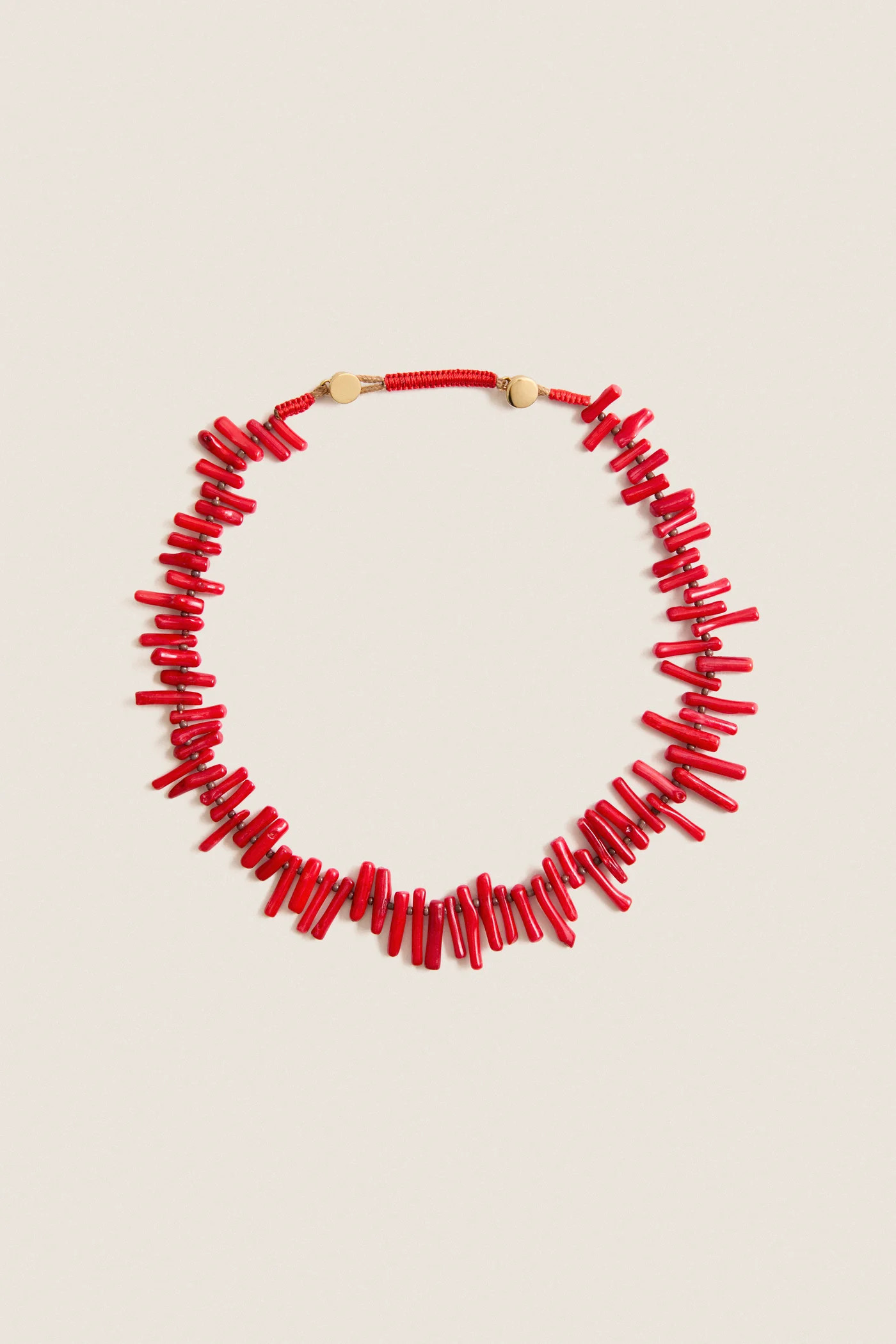 Red Coral Branch Necklace | Tuckernuck (US)