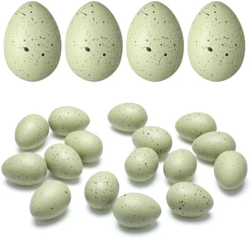 16 Pcs Easter Speckled Eggs 2.4 in Plastic Speckled Eggs Bowl and Vase Filler for DIY Spring Disp... | Amazon (US)