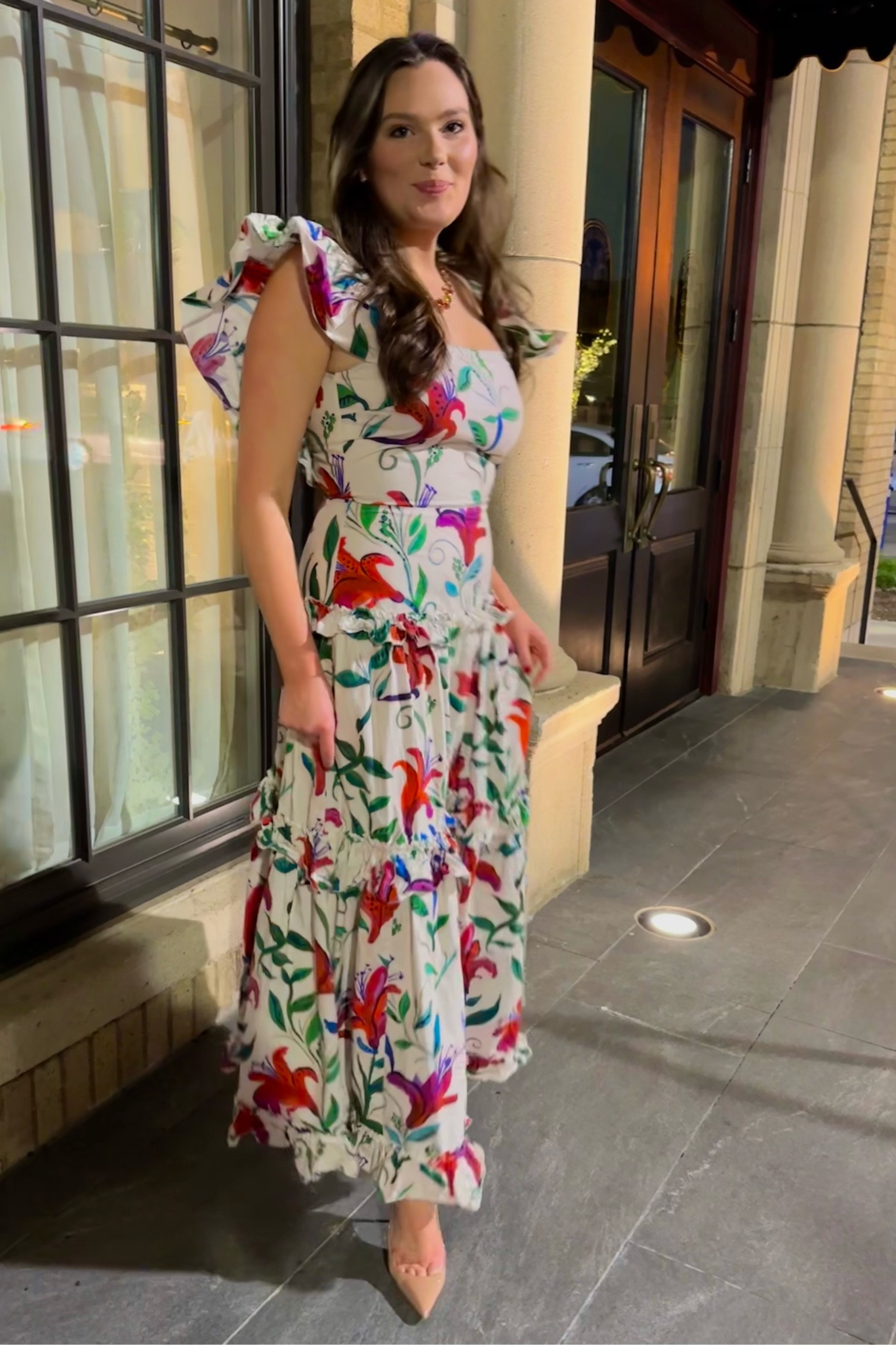 Special occasion outfit: La DoubleJ maxi, Oscar de la renta necklace, Christian Louboutin pumps 

#LTKshoecrush #LTKwedding #LTKHoliday