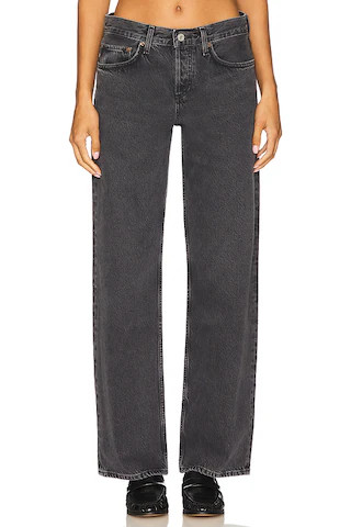 AGOLDE Low Rise Loose Jeans in Symbolic from Revolve.com | Revolve Clothing (Global)