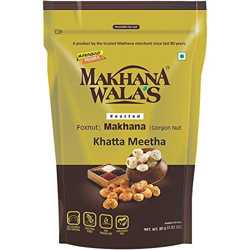 Pack Of 4 - Makhana Walas Roasted Makhana Khatta Meetha - 60 Gm | Amazon (US)
