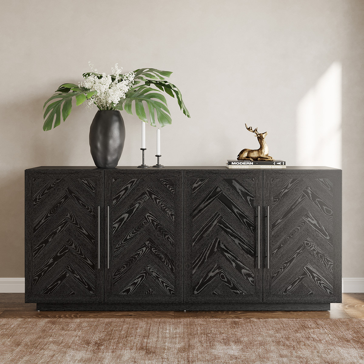 Per 71" Modern Chevron Sideboard | Hernest | Hernest