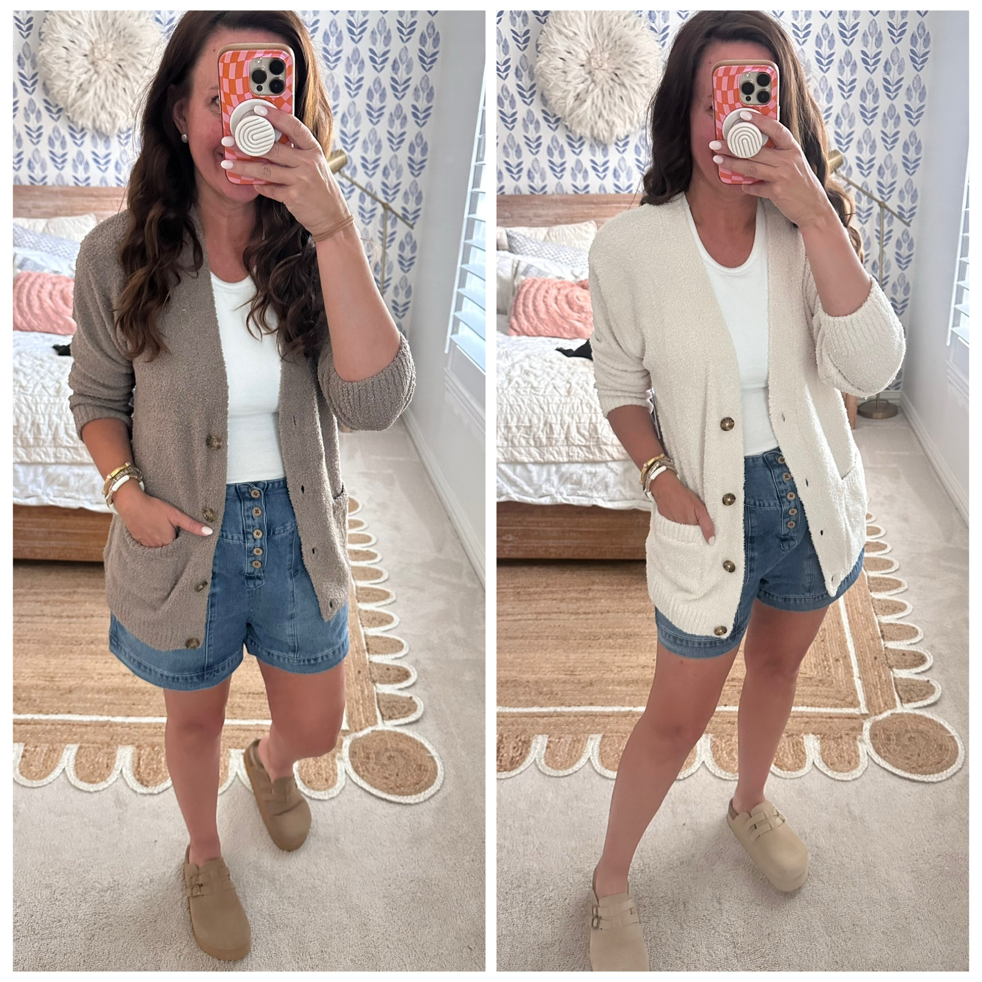 Cozy is my love language!! 
1. Softest front pocket cardigans that are just $18! 6 colors. XS-3X Wearing a small.
2. The same cardigan material in a SET! Joggers have elastic waist and pockets. 6 colors. XS-3X. Wearing a medium
3. Bougie on a budget red bow pjs! Lots of cute patterns. Wearing a medium. 
.


#LTKHome #LTKOver40 #LTKFindsUnder50