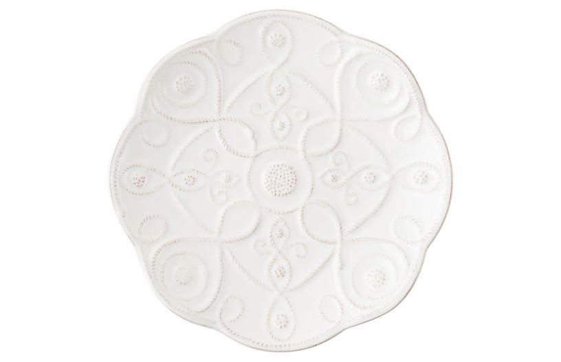 Landriana Dessert Plate, White | One Kings Lane